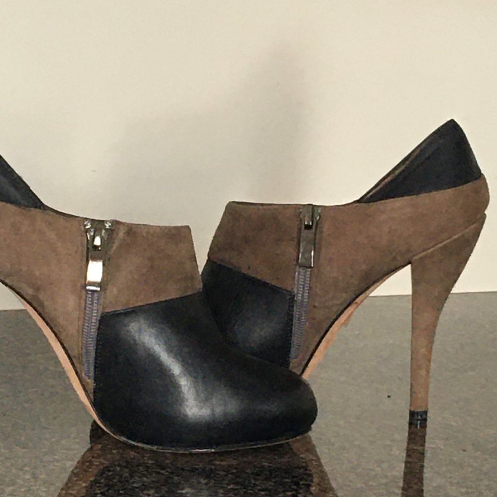 Sesto Meucci Suede and leather pumps